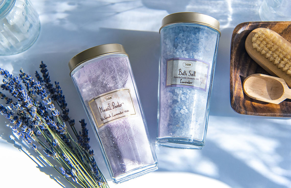 Bath Salt Lavender | SABON バスソルト ラベンダー 350g | pizzeria-roberto.pl